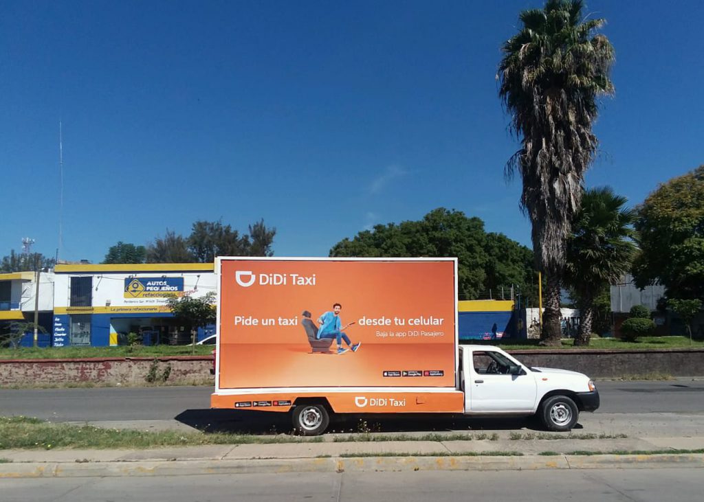 valla movil campaña didi taxi